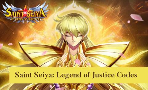 saint seiya legend of justice codes header